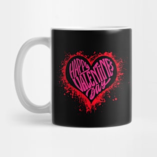 Happy Valentine's Day Heart Mug